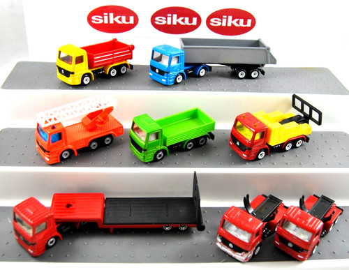 Various siku mercedes actros - mercedes,